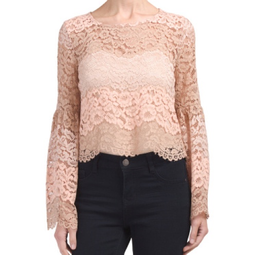 Time Stops Lace Top